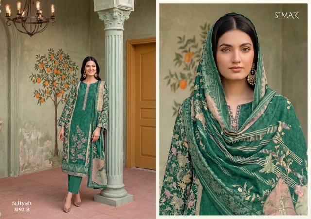 Glossy simar safiyah women dress material price in wholesale